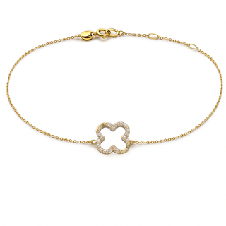 Afterglow Clover Bracelet